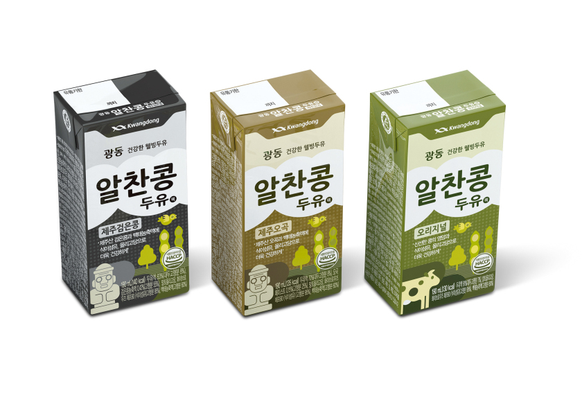 上海食品包裝設(shè)計(jì)公司設(shè)計(jì)欣賞：韓國(guó)Alchan品牌豆?jié){豆奶包裝設(shè)計(jì)2