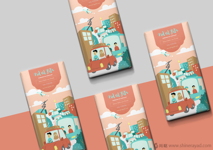 Lebaran 法國穆斯林巧克力包裝設(shè)計插畫設(shè)計-上海包裝設(shè)計公司5