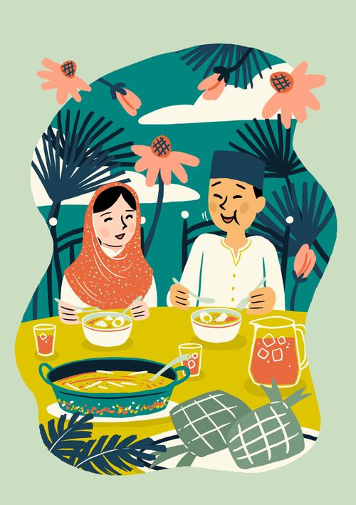 Lebaran 法國穆斯林巧克力包裝設計插畫設計-上海包裝設計公司1