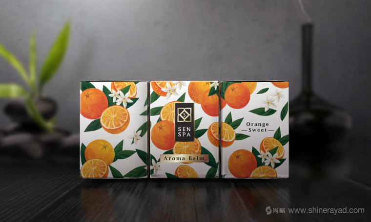 花卉插畫設計風格 SENSPA 唇膏外包裝盒設計-上海包裝設計公司設計欣賞5
