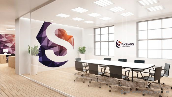 上海logo設計——Scavery 地產信托管理公司LOGO設計VI設計11