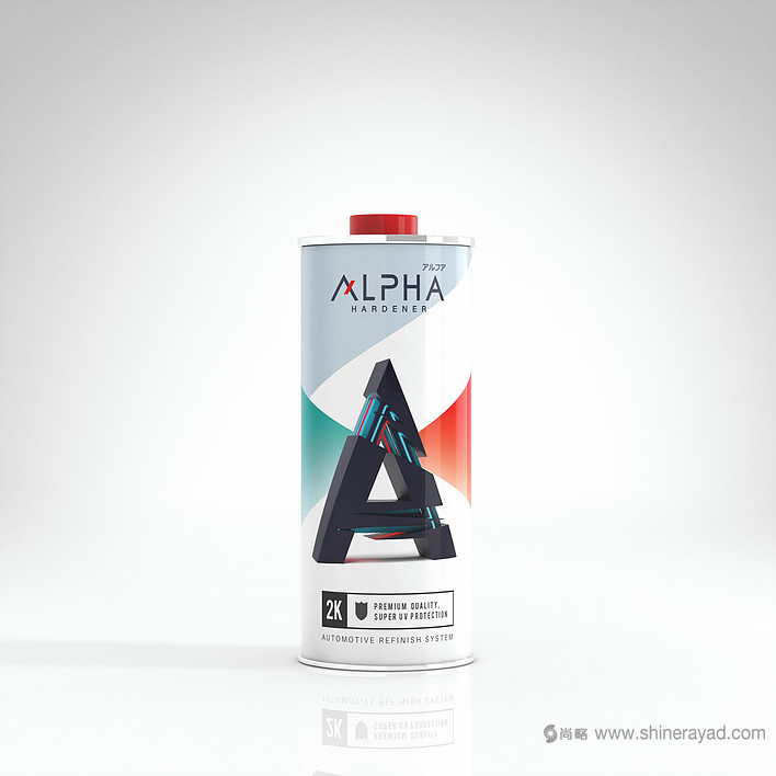 ALPHA 汽車涂層汽車車漆護理用品包裝設計-上海包裝設計公司設計欣賞2