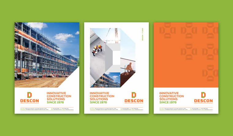Descon 建筑工業公司品牌VI設計-上海VI設計公司