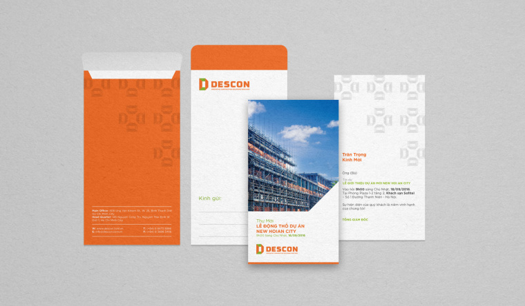 Descon 建筑工業公司品牌VI設計-上海VI設計公司