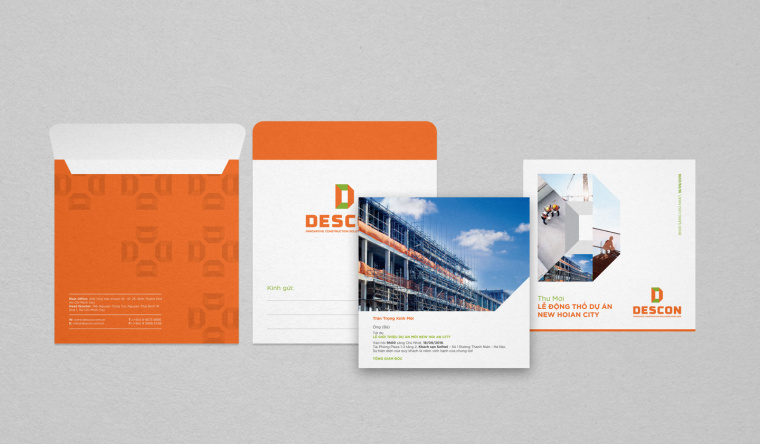 Descon 建筑工業公司品牌VI設計-上海VI設計公司