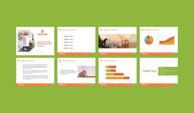 Descon 建筑工業公司品牌VI設計-上海VI設計公司