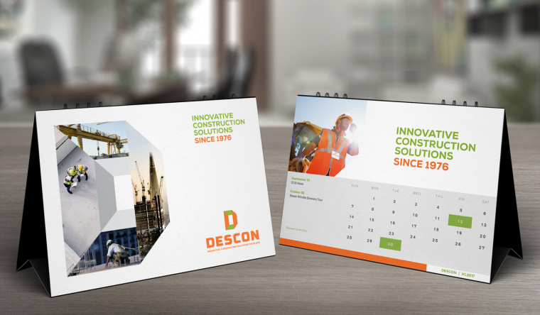 Descon 建筑工業公司品牌VI設計-上海VI設計公司