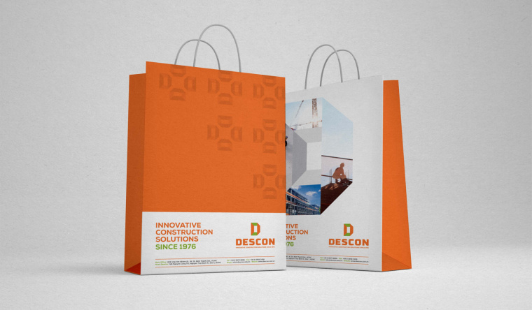 Descon 建筑工業公司品牌VI設計-上海VI設計公司
