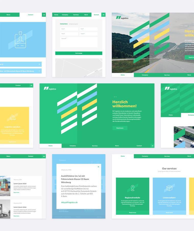 ELF物流公司企業(yè)VI設(shè)計“道路線條”篇-網(wǎng)站設(shè)計-上海VI設(shè)計公司
