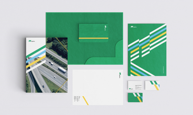 ELF物流公司企業(yè)VI設(shè)計“道路線條”篇-上海VI設(shè)計公司