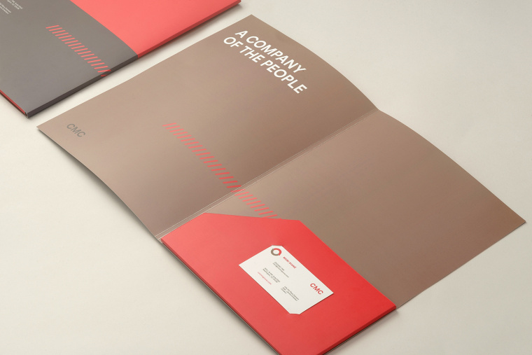 協調色風格CMC 礦業公司企業VIS視覺識別系統-VI設計-文件封套設計