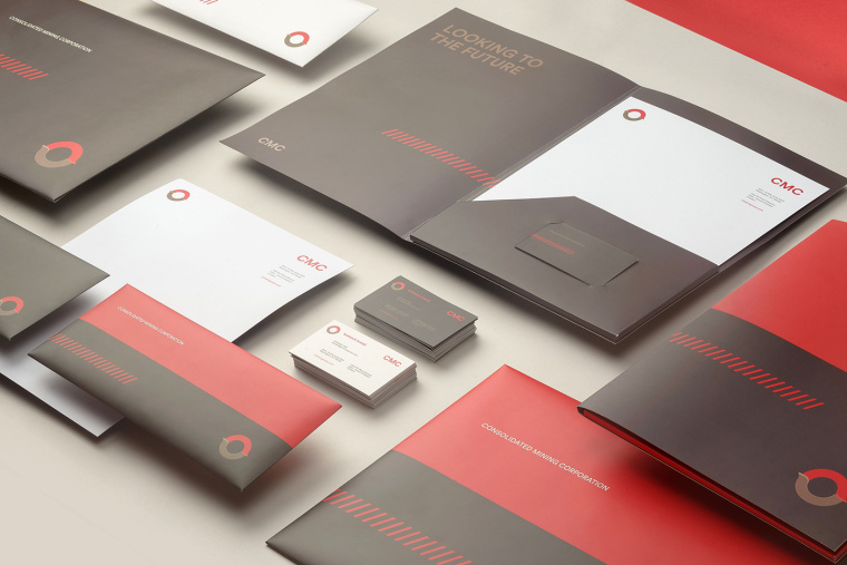 協調色風格CMC 礦業公司企業VIS視覺識別系統-VI設計