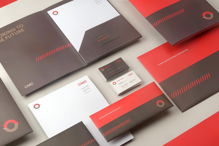 協調色風格CMC 礦業公司企業VIS視覺識別系統-VI設計