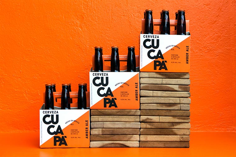 濃濃的藍(lán)領(lǐng)工人風(fēng)格，Cucapá啤酒品牌包裝設(shè)計(jì)