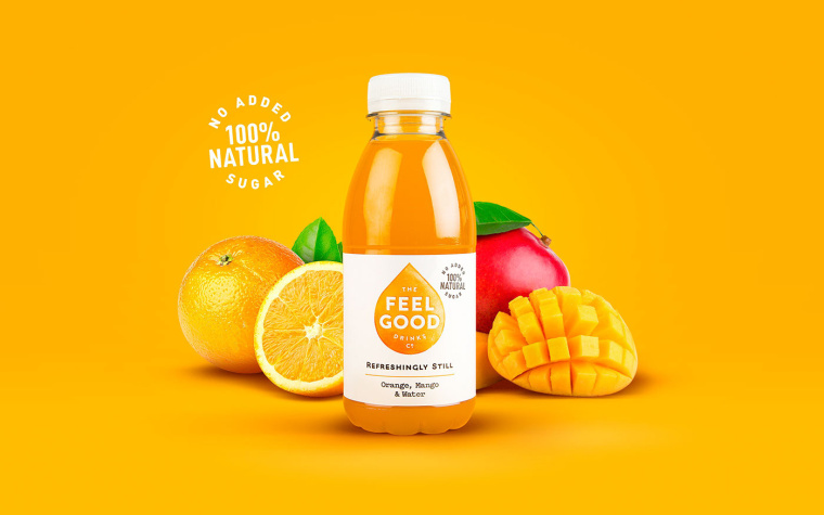 真誠風格 Feel Good 果汁飲料包裝設計品牌推廣
