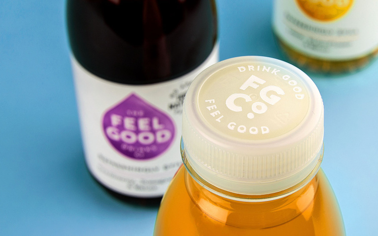 純凈自然風格 Feel Good 果汁飲料包裝設計品牌推廣