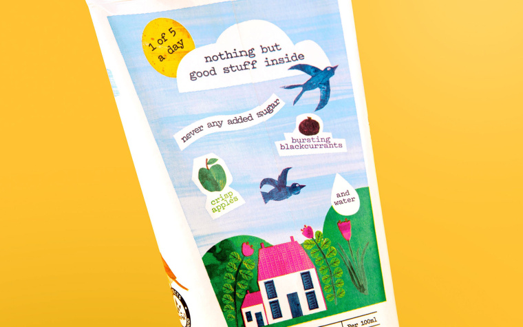 純凈自然風格 Feel Good 果汁飲料包裝設計品牌推廣