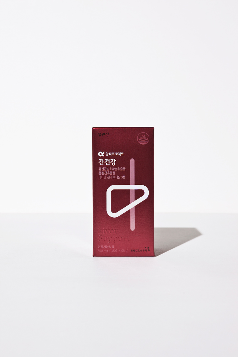 幾何人體器官圖標風格的KGK 營養保健品品牌包裝設計