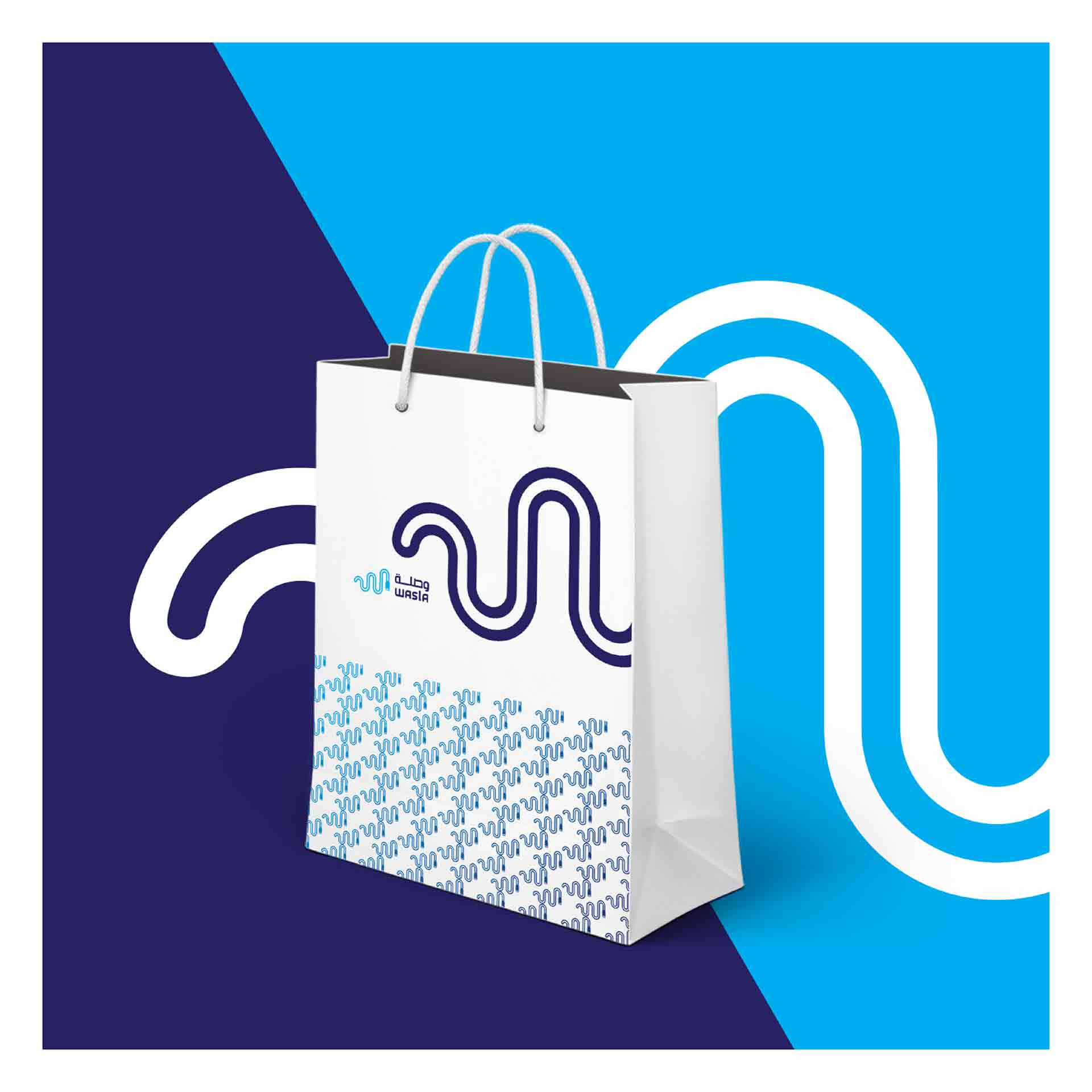 wasla 電子產(chǎn)品商店“W字母IT風(fēng)格”logo設(shè)計(jì)品牌VI形象設(shè)計(jì)