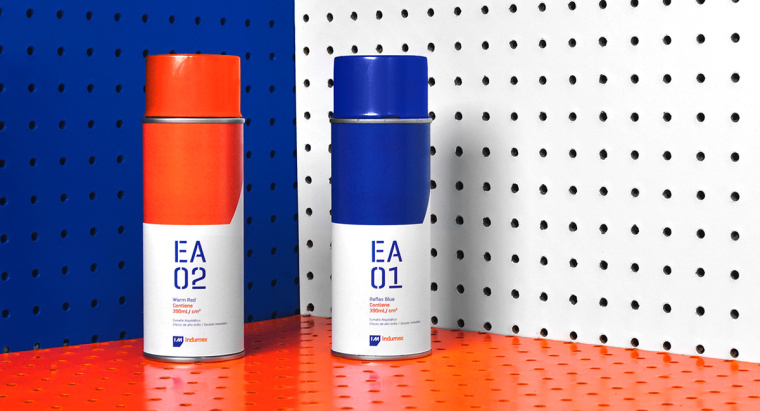 強烈的對比色品牌視覺案例——Indumex-五金店品牌視覺VI設計