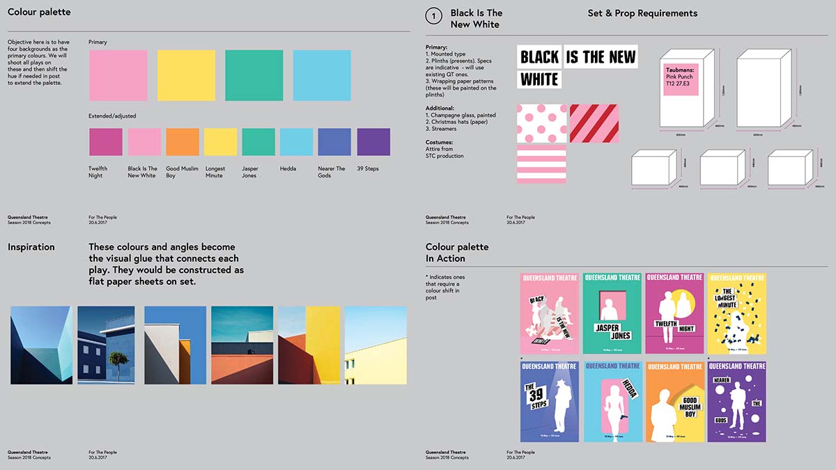 昆士蘭劇院2018宣傳海報設計拍攝制作-上海廣告設計公司