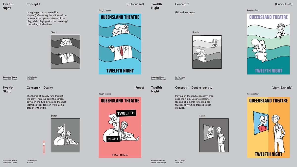 昆士蘭劇院2018宣傳海報設計拍攝制作-上海廣告設計公司