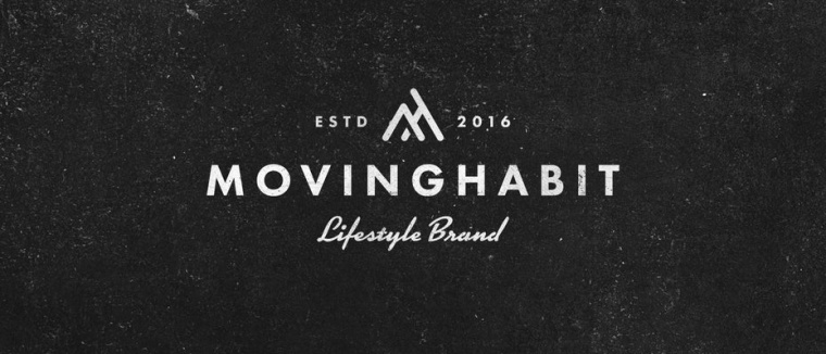 以經典字體展現時髦的健身logo設計--上海logo設計公司