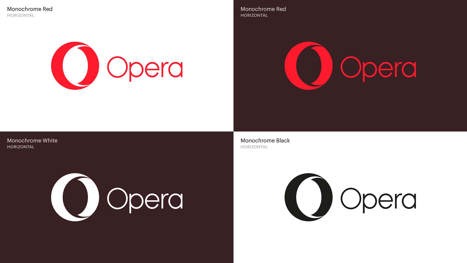 傳達(dá)流暢動(dòng)感體驗(yàn)的Opera瀏覽器品牌VI視覺(jué)形象識(shí)別設(shè)計(jì)