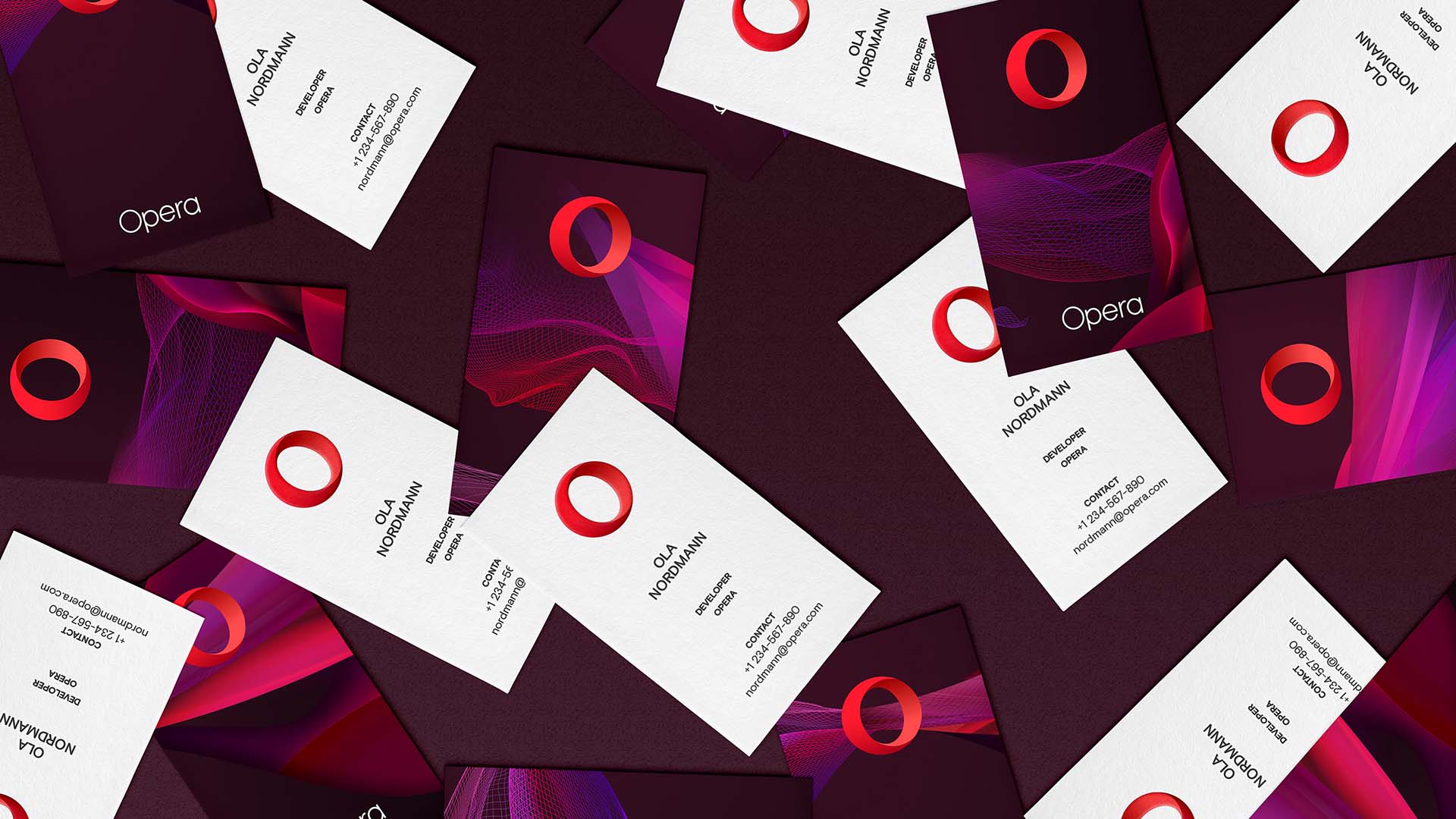 傳達(dá)流暢動(dòng)感體驗(yàn)的Opera瀏覽器品牌VI視覺(jué)形象識(shí)別設(shè)計(jì)