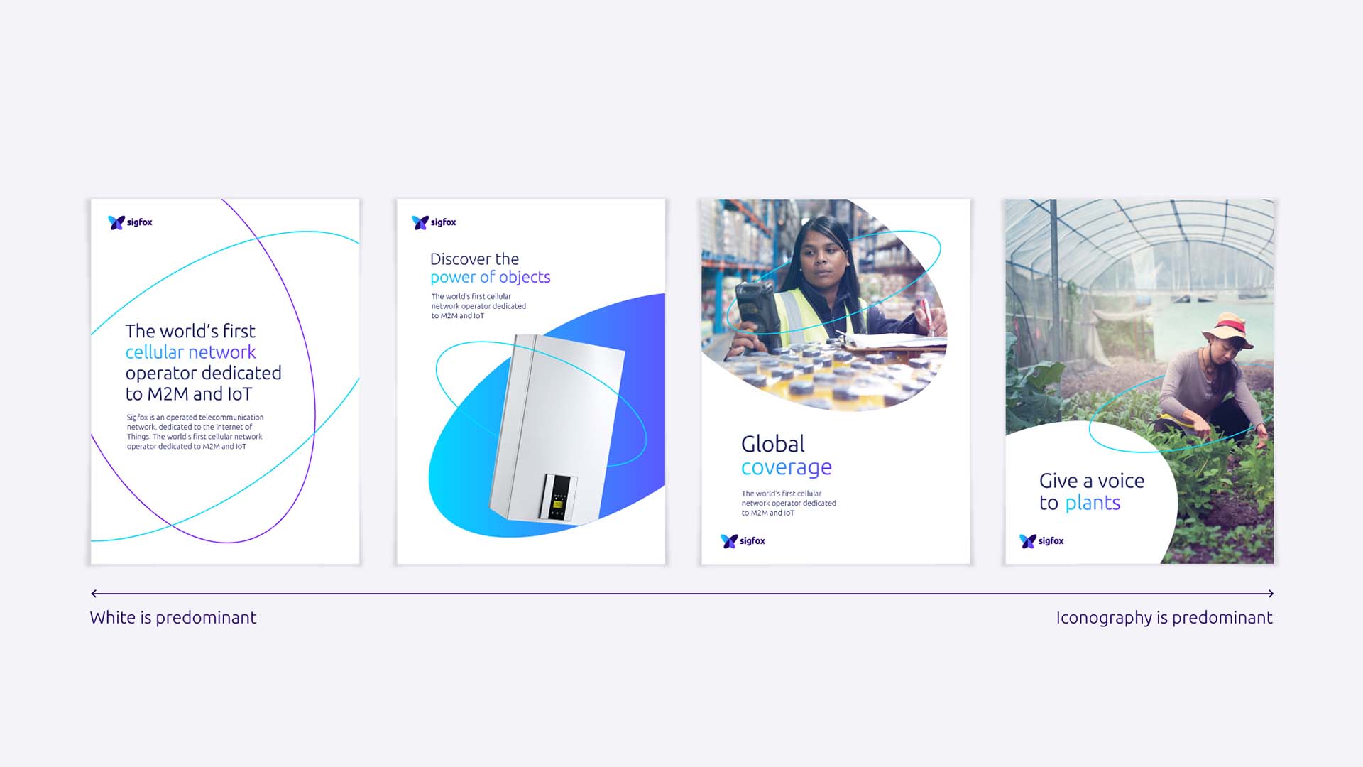 活環科技蝴蝶風格全球物聯網動力公司Sigfox品牌VI視覺形象設計