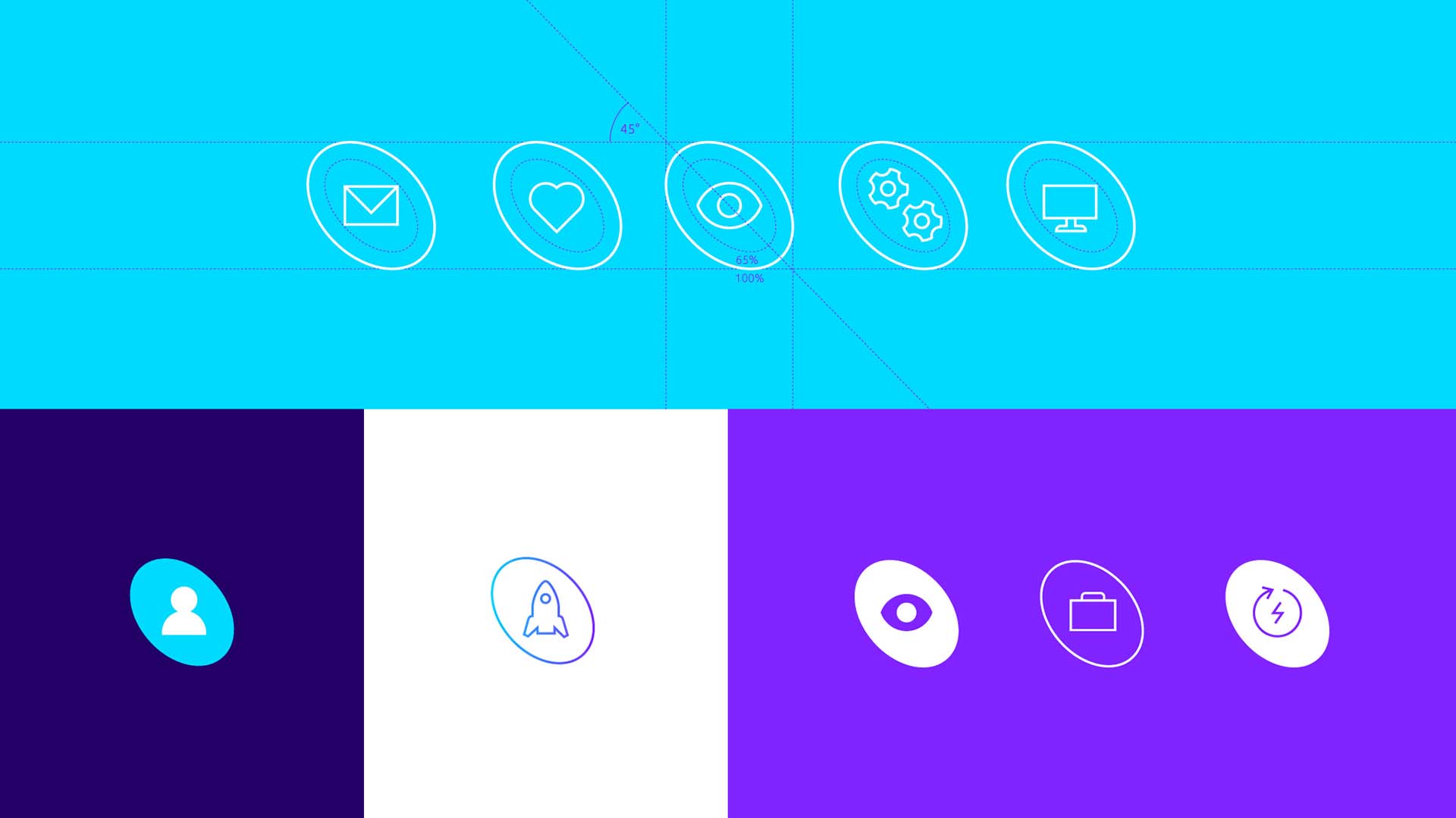 活環科技蝴蝶風格全球物聯網動力公司Sigfox品牌VI視覺形象設計--顏色標識