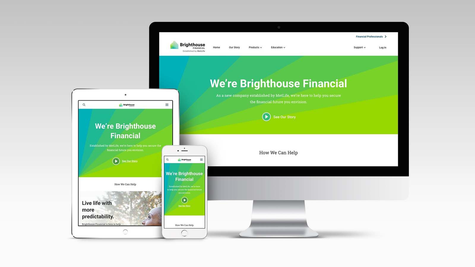 活力與樂(lè)觀的BRIGHTHOUSE 金融公司品牌全案視覺(jué)形象VI設(shè)計(jì)-網(wǎng)站設(shè)計(jì)