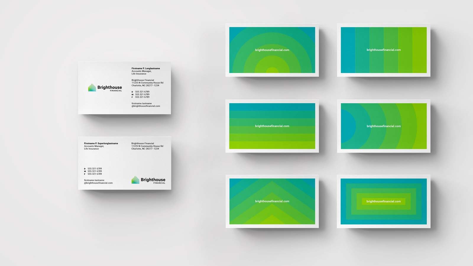 活力與樂(lè)觀的BRIGHTHOUSE 金融公司品牌全案視覺(jué)形象VI設(shè)計(jì)-名片設(shè)計(jì)