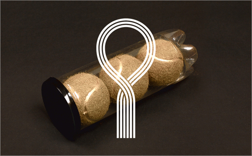 ‘金球獎’網球大賽賽事金色線條LOGO設計-上海logo設計公司