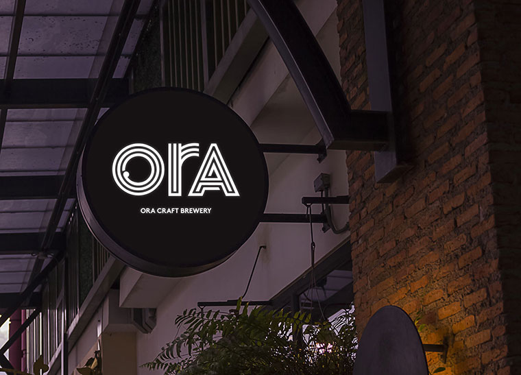 Ora毛利人啤酒品牌包裝設計，使用川崎植物的美麗插圖設計