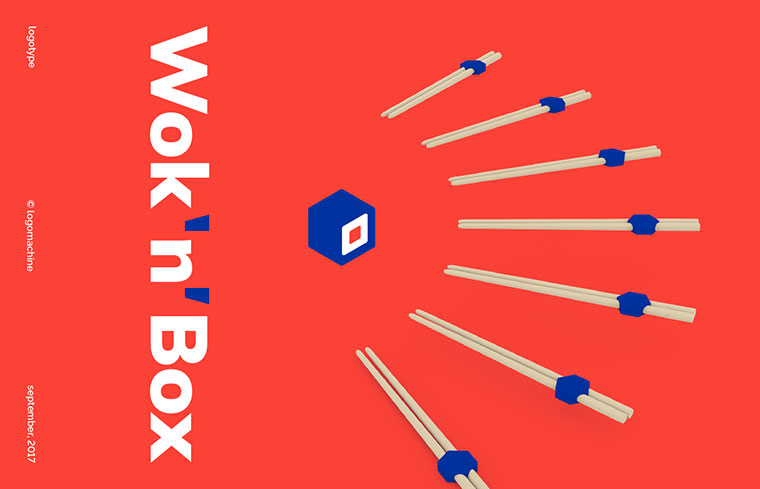 上海VI設計公司分享極具視覺沖擊力的Wok''''n''''Box 外賣餐飲品牌vi設計