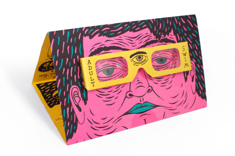 涂鴉風格的3D泳鏡營銷宣傳畫冊物料設計-上海畫冊設計公司