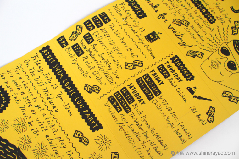 涂鴉風格的3D泳鏡營銷宣傳畫冊物料創意設計-上海畫冊設計公司