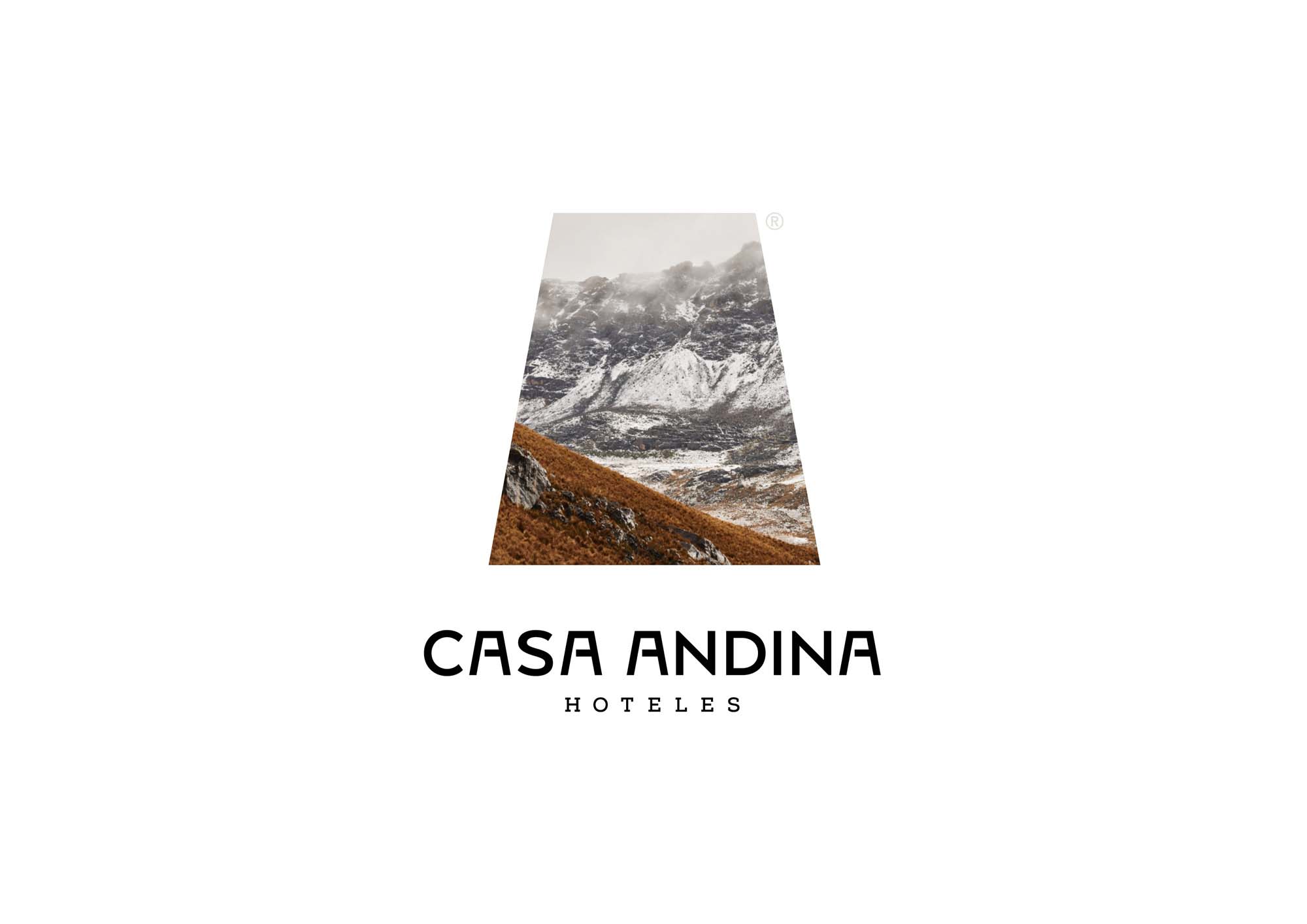 簡約幾何圖形標志及vi設計-Casa Andina旅游文化產業新品牌形象設計