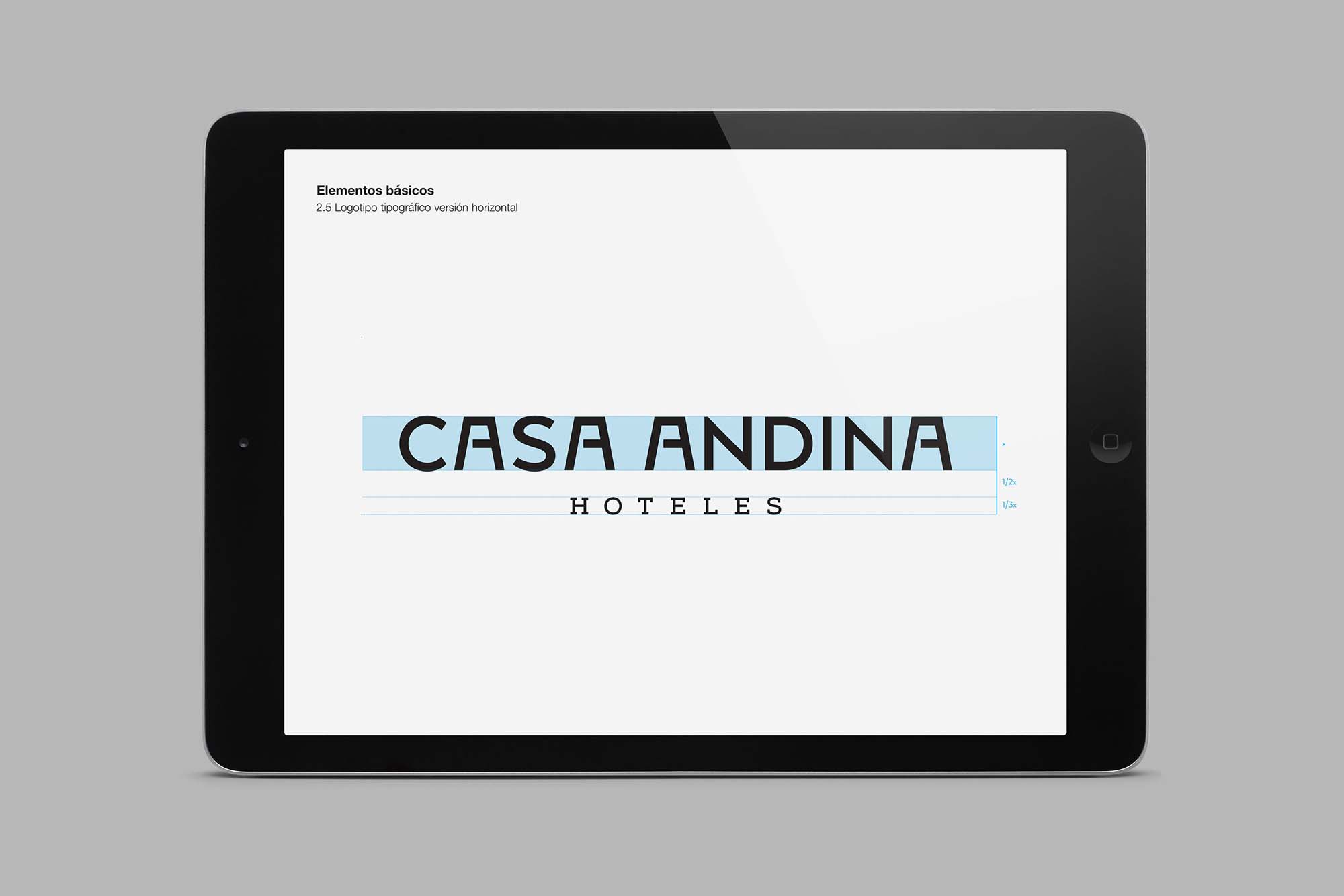 簡約幾何圖形logo及vi設計-Casa Andina旅游文化產業新品牌形象設計