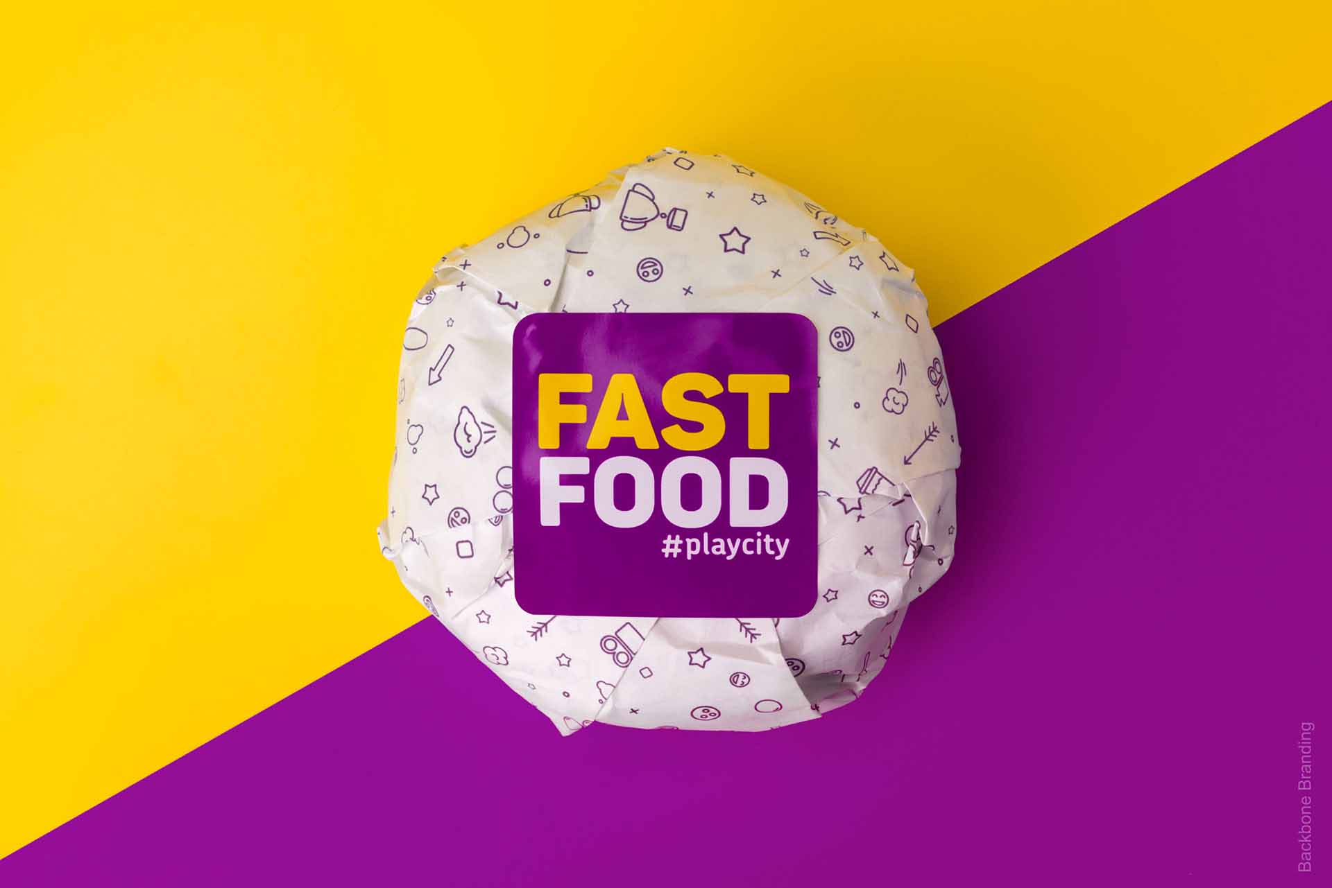 矢量圖畫風格Play City 娛樂公園vi形象設計——展現游戲與現實交融