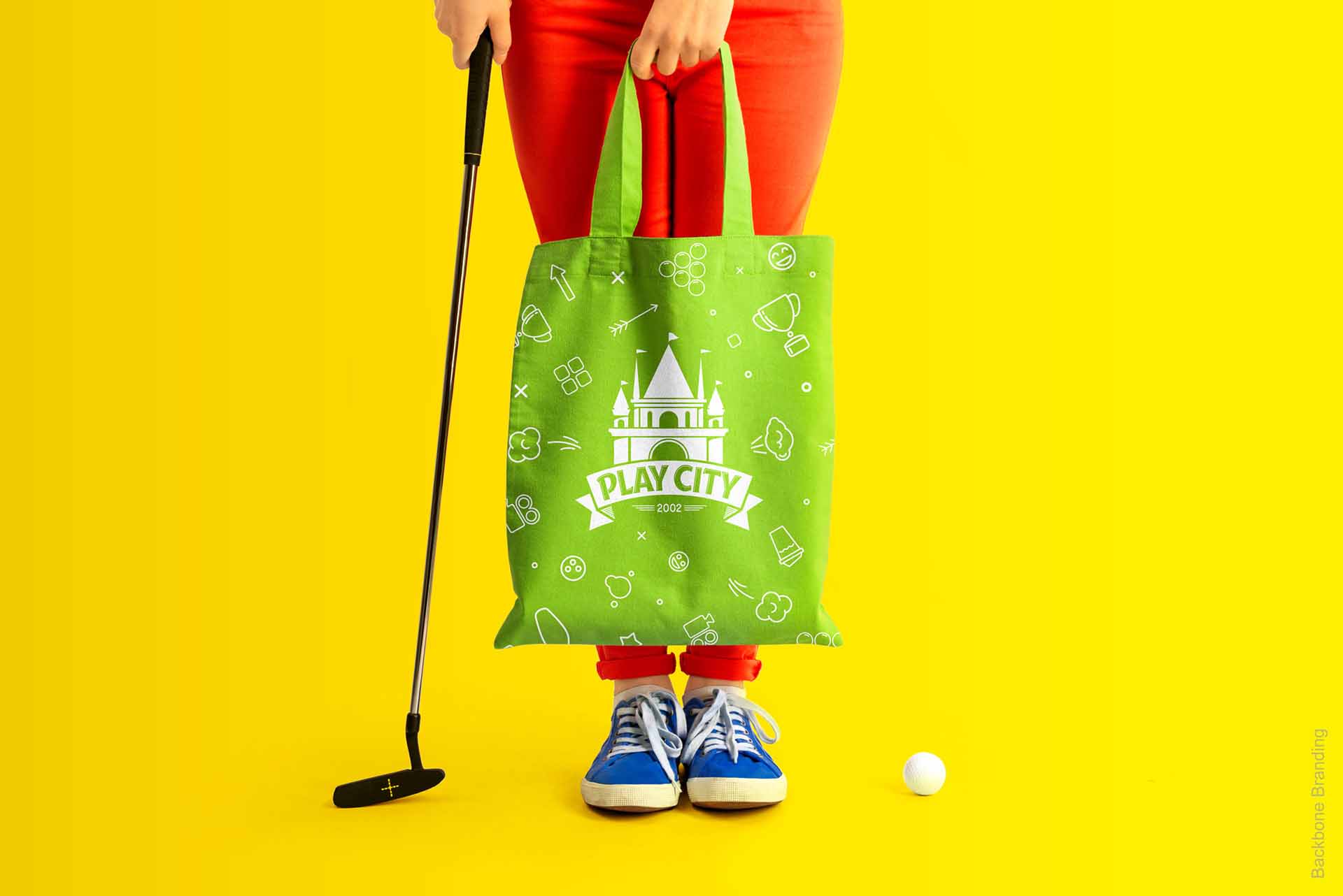 矢量圖畫風格Play City 娛樂公園vi形象設計——展現游戲與現實交融