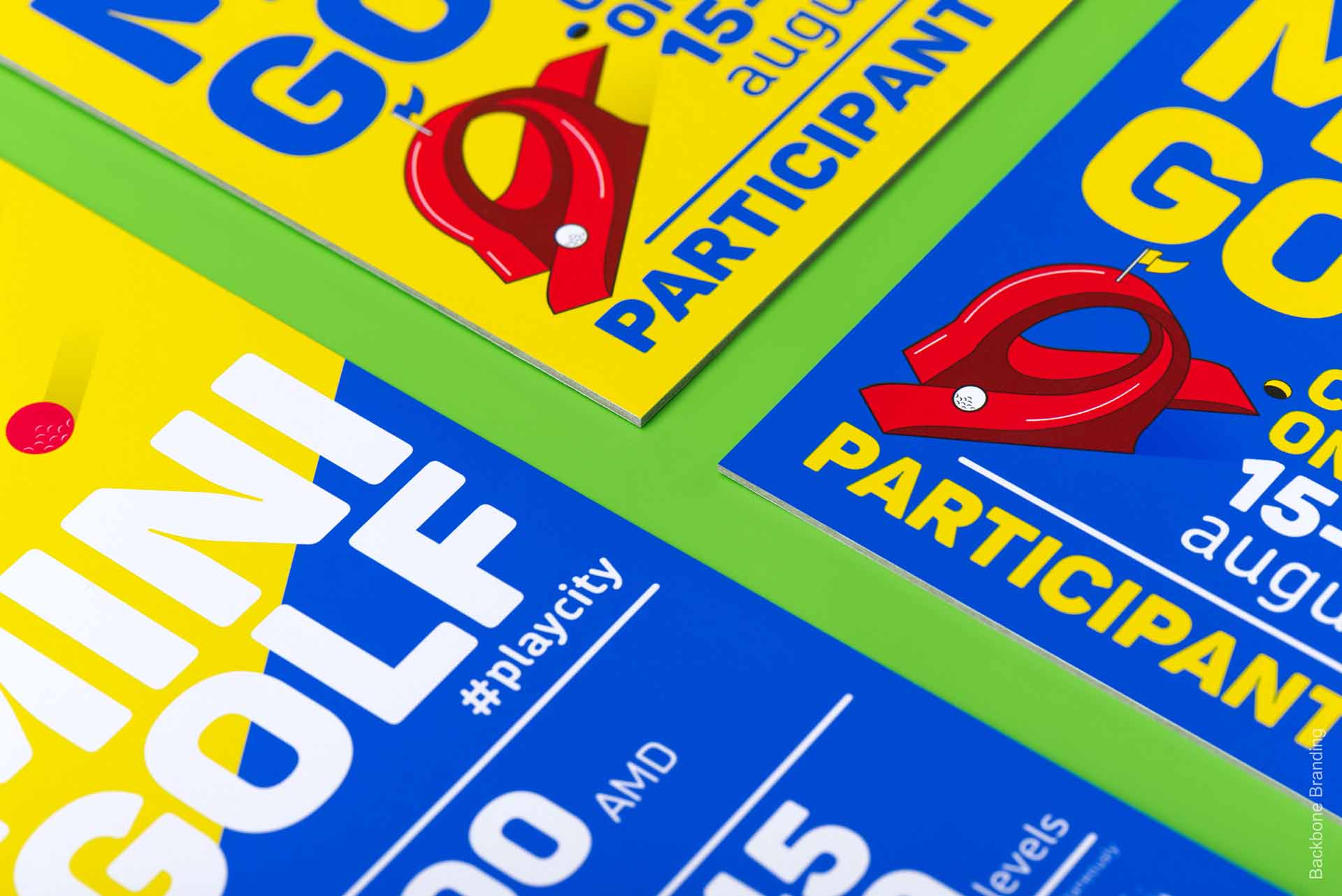 矢量圖畫風格Play City 娛樂公園vi形象設計——展現游戲與現實交融