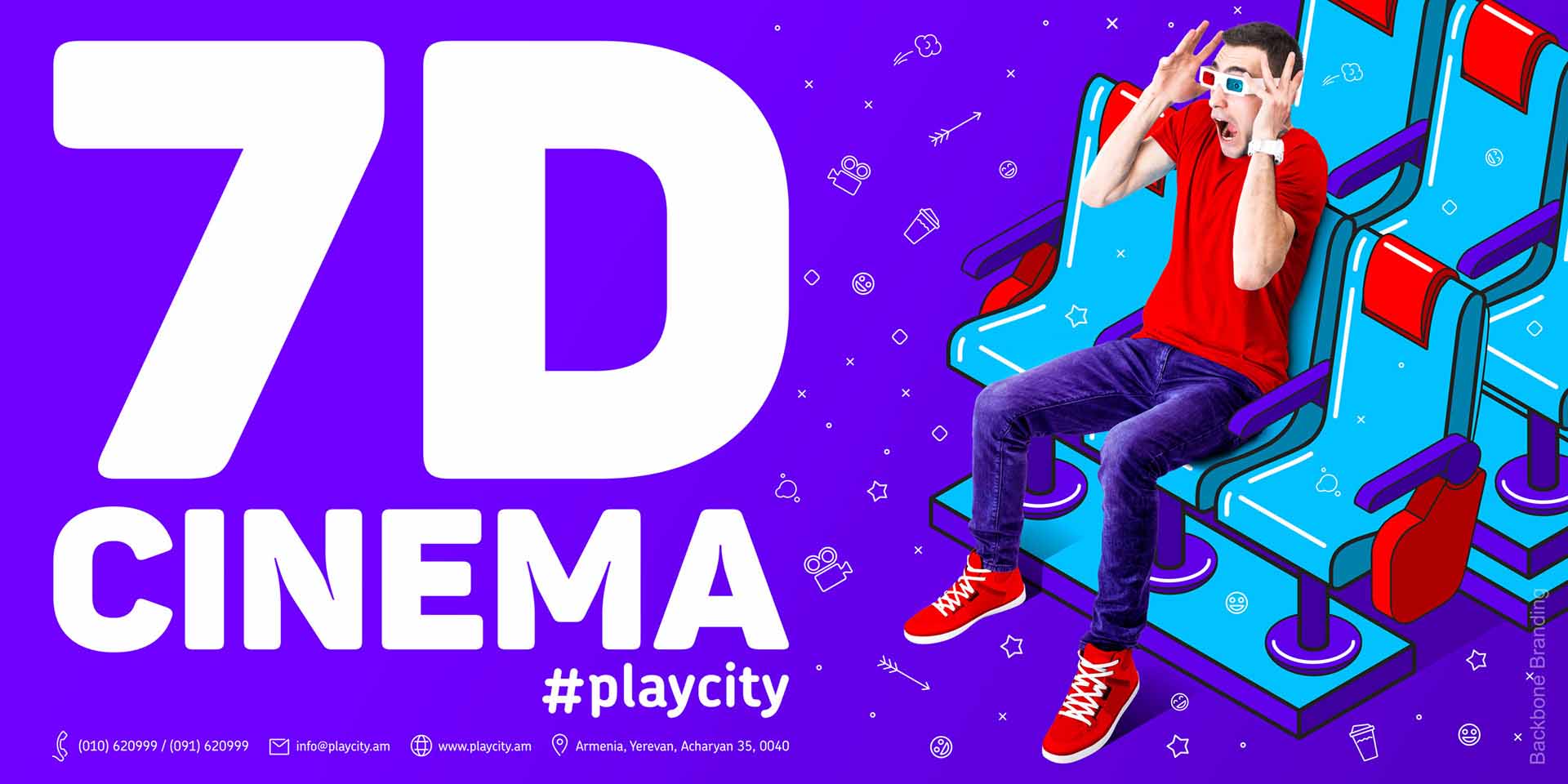 矢量圖畫風格Play City 娛樂公園vi形象設計——展現游戲與現實交融