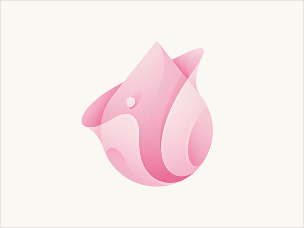 上海標志設計公司欣賞：28個重疊漸變色標志設計理念案例