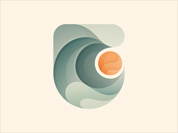 上海標志設計公司欣賞：28個重疊漸變色標志設計理念案例