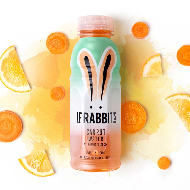 可愛俏皮的J.F. Rabbit''''''''''''''''s植物蔬菜飲料包裝設計