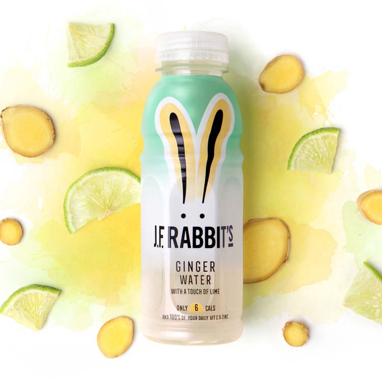 可愛俏皮的J.F. Rabbit''''''''''''''''s植物蔬菜飲料包裝設計