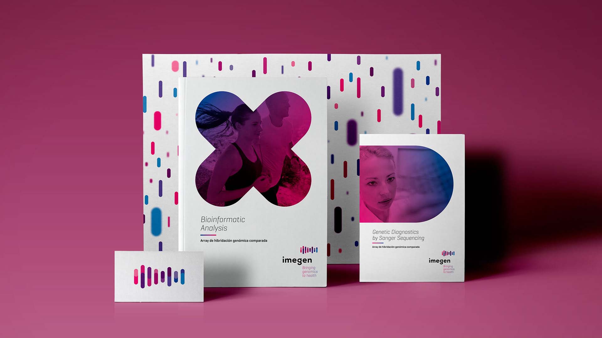 MEGEN人類遺傳學基因品牌標志設計VI設計品牌視覺形象設計