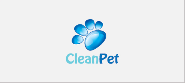 水標志設計圖片-水爪子標志